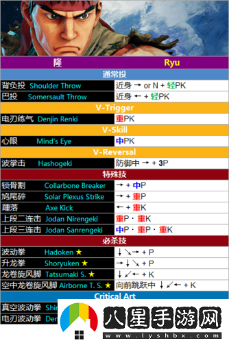 街頭霸王 5 DLC 拜森人物深度解析及出招表全覽