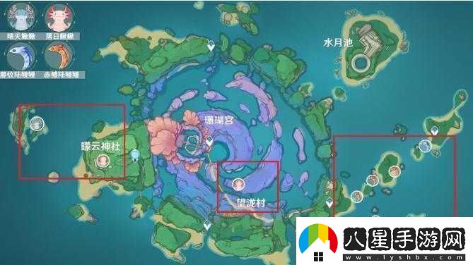 原神動物分布圖匯總分享