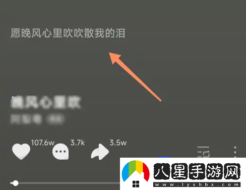 汽水音樂歌詞查看方法